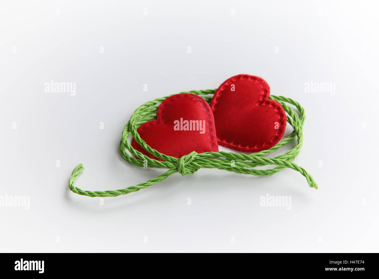 Zwei Herzen vereint Stockfotografie Alamy