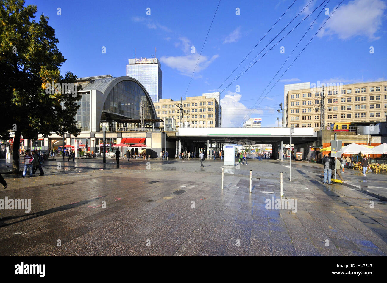 Rathausstraße, Bahnhof, Alexander Platz, Alt Berlin, Berlin Mitte, Deutschland, Stockfoto