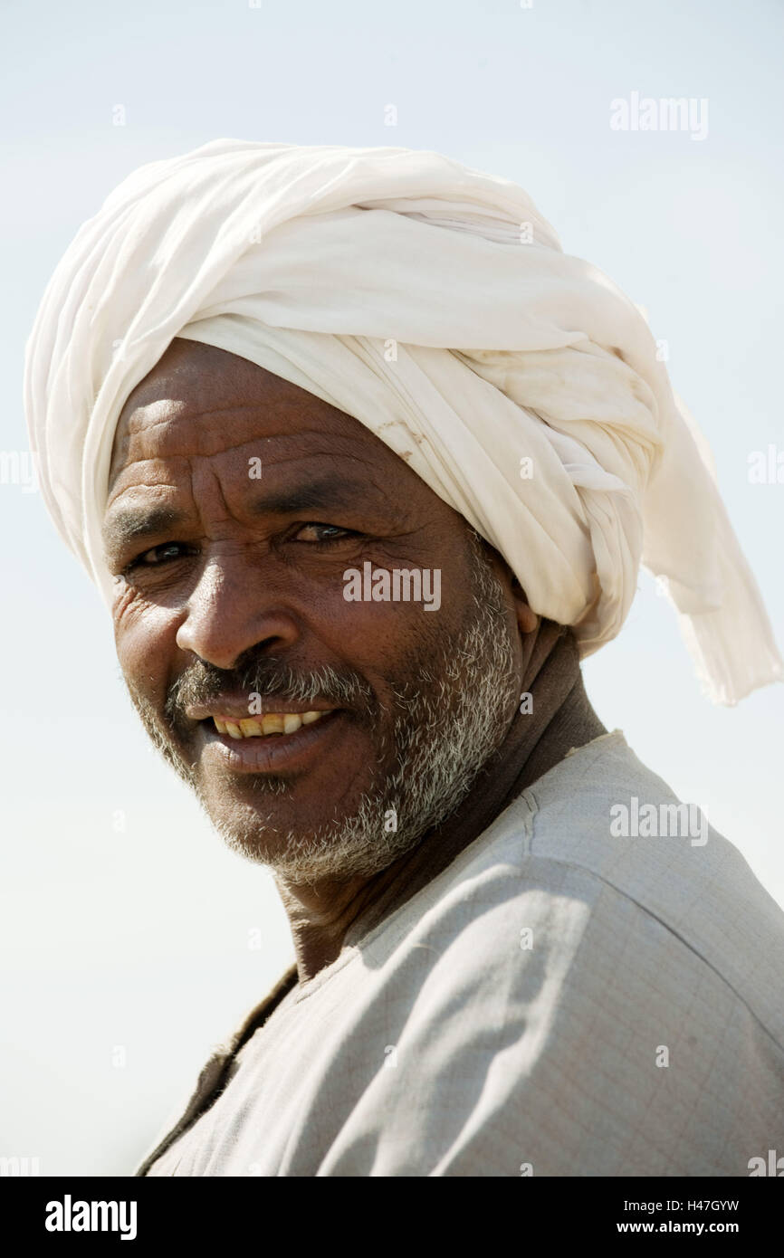 Ägypten, Esna, Porträt, ein Ägypter Stockfotografie - Alamy