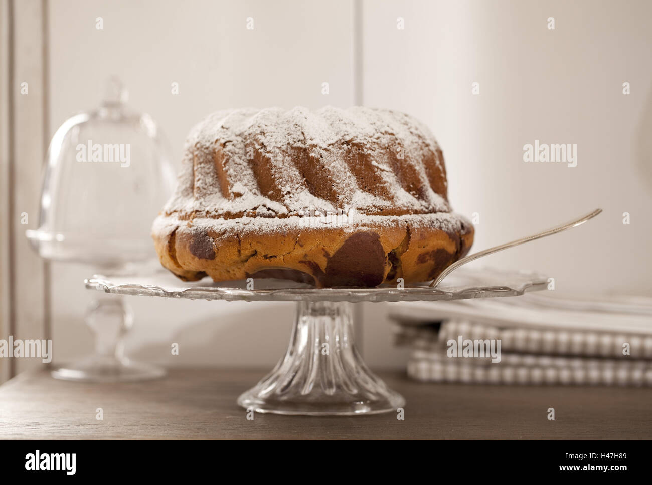 Kuchen, Dessertteller, Stockfoto