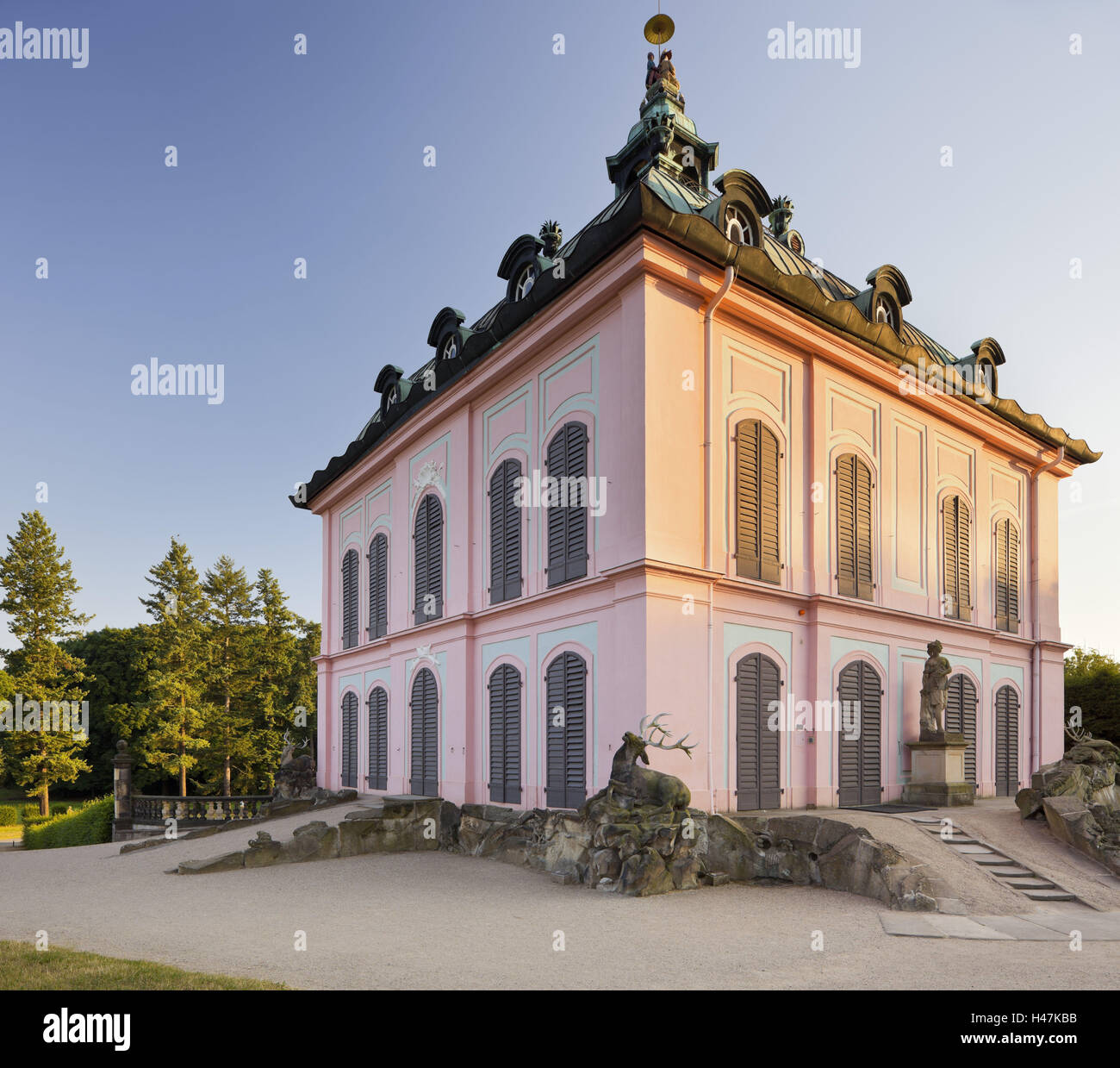 Deutschland, Dresden, Schloss Moritz, Fasan Schlössl, Stockfoto