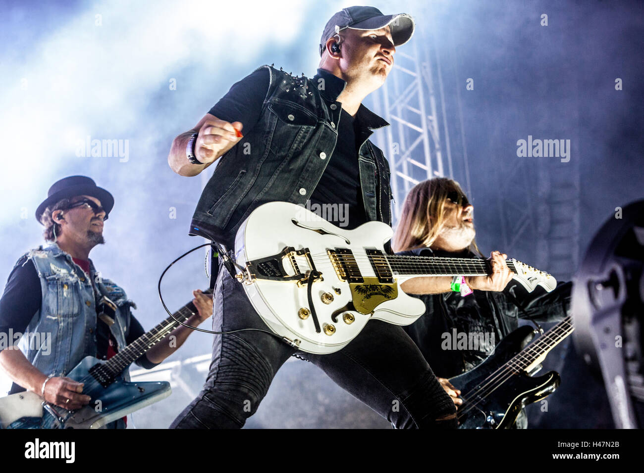 Die Rock-Gruppe Kabat, Tschechische Republik Stockfoto