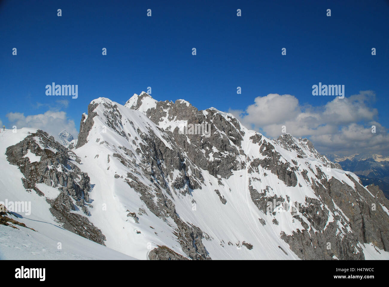 Österreich, Tirol, Innsbruck, Norden Catena, Karwendelgebirges, Schnee ...