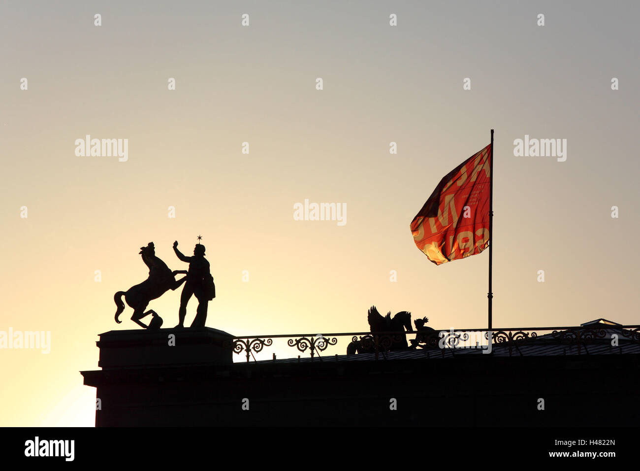 Berlin, Museumsinsel, UNESCO-Welterbe, Dämmerung, Stockfoto