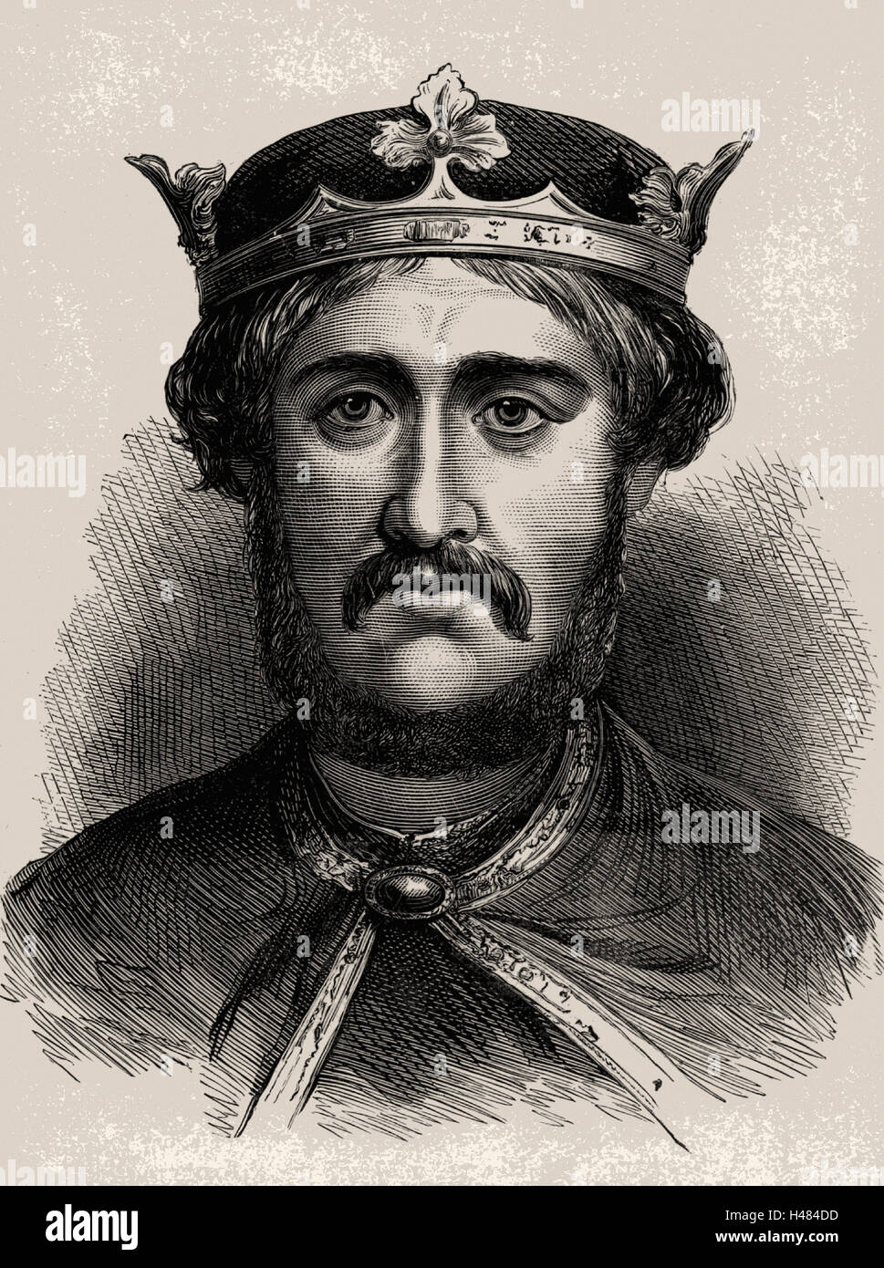 Richard i., Löwenherz (1157-99) König von England von 1189 Stockfoto