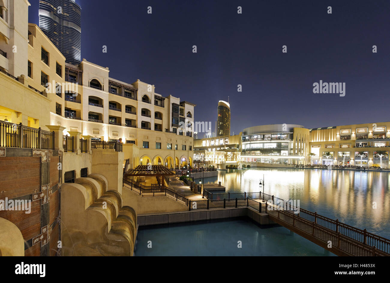 Souk Al Bahar, Downtown Dubai, Dubai, Vereinigte Arabische Emirate, Stockfoto