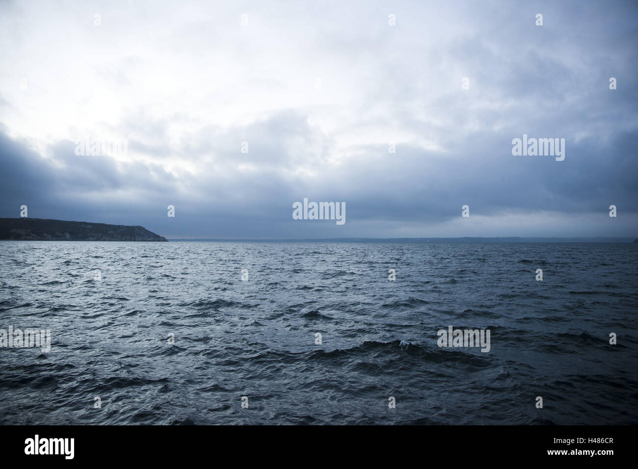 atmosphärische Meer, Camaret Sur Mer, Bretagne, Frankreich, Stockfoto