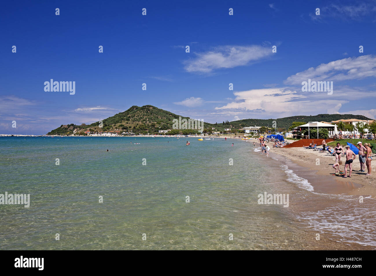 Griechenland, Zakynthos, Alikes Strand Stockfoto