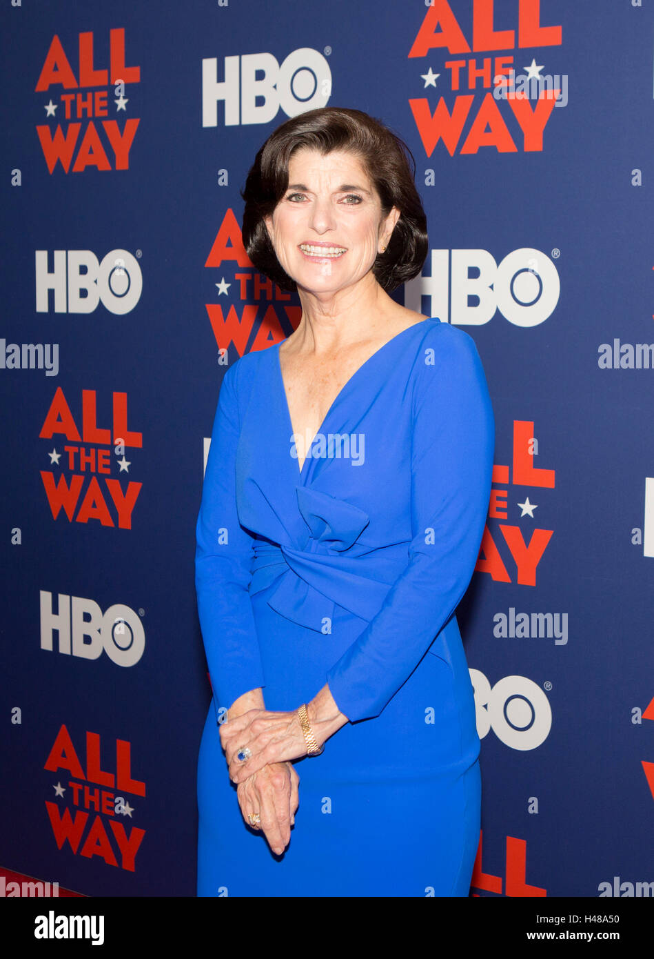 Philanthrop Luci Baines Johnson besucht die Austin-Premiere von HBO Film ganz auf die LBJ Presidential Library an der University of Texas in Austin, Texas am 11. Mai 2016 Stockfoto