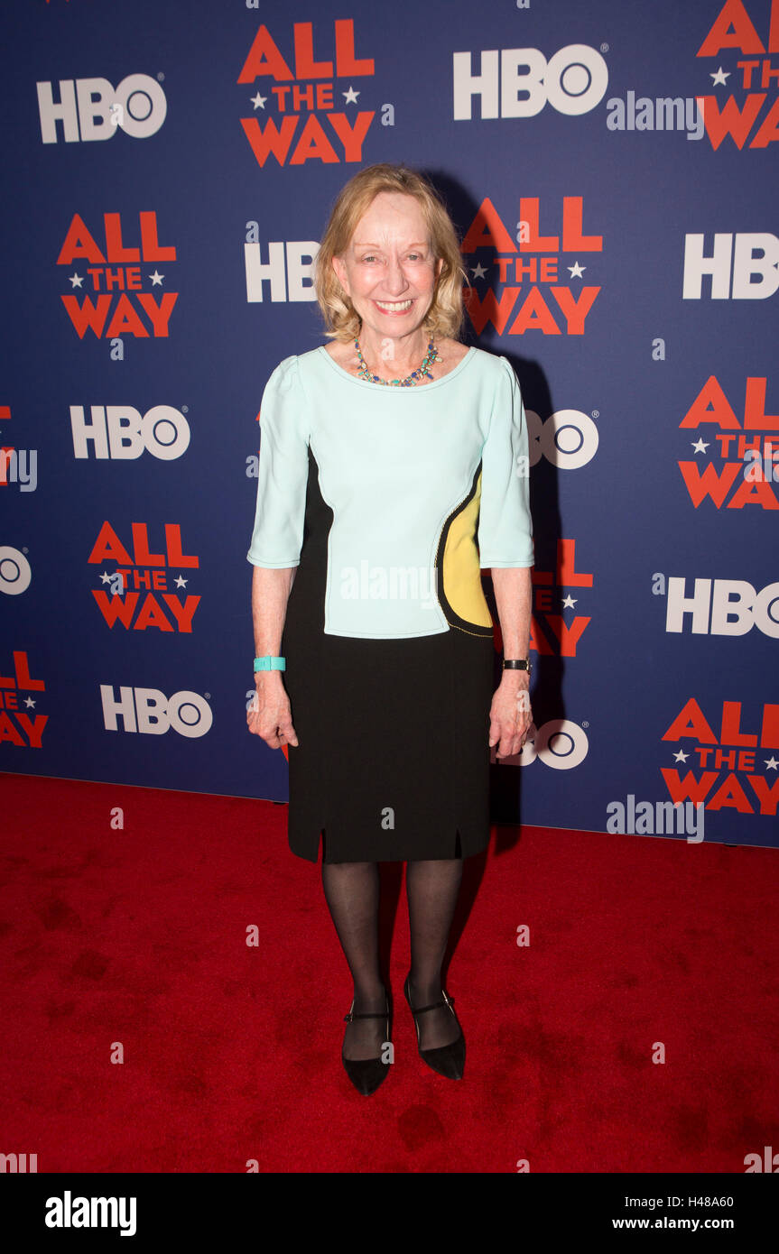 Autor Doris Kearns Goodwin besucht die Austin-Premiere von HBO Film ganz auf die LBJ Presidential Library an der University of Texas in Austin, Texas am 11. Mai 2016 Stockfoto