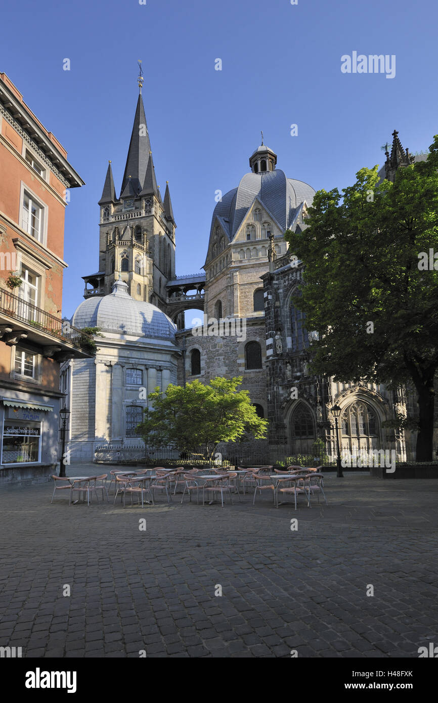 Aachen, Dom, North Rhine-Westphalia, Germany, Stockfoto