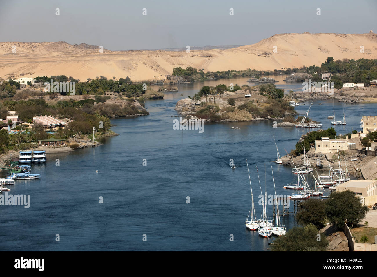 Ägypten, Aswan, ersten Katarakt, Stockfoto