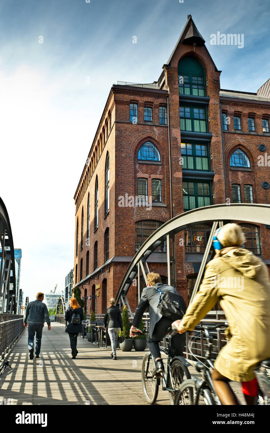 Deutschland, Hamburg, Speicherstadt (Speicherstadt), HafenCity, Stockfoto