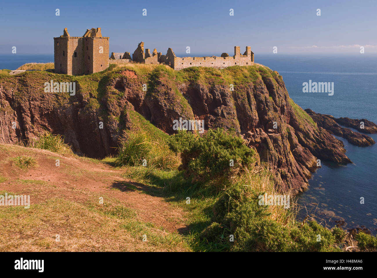 Schottland, Dunnottar Castle, Stockfoto