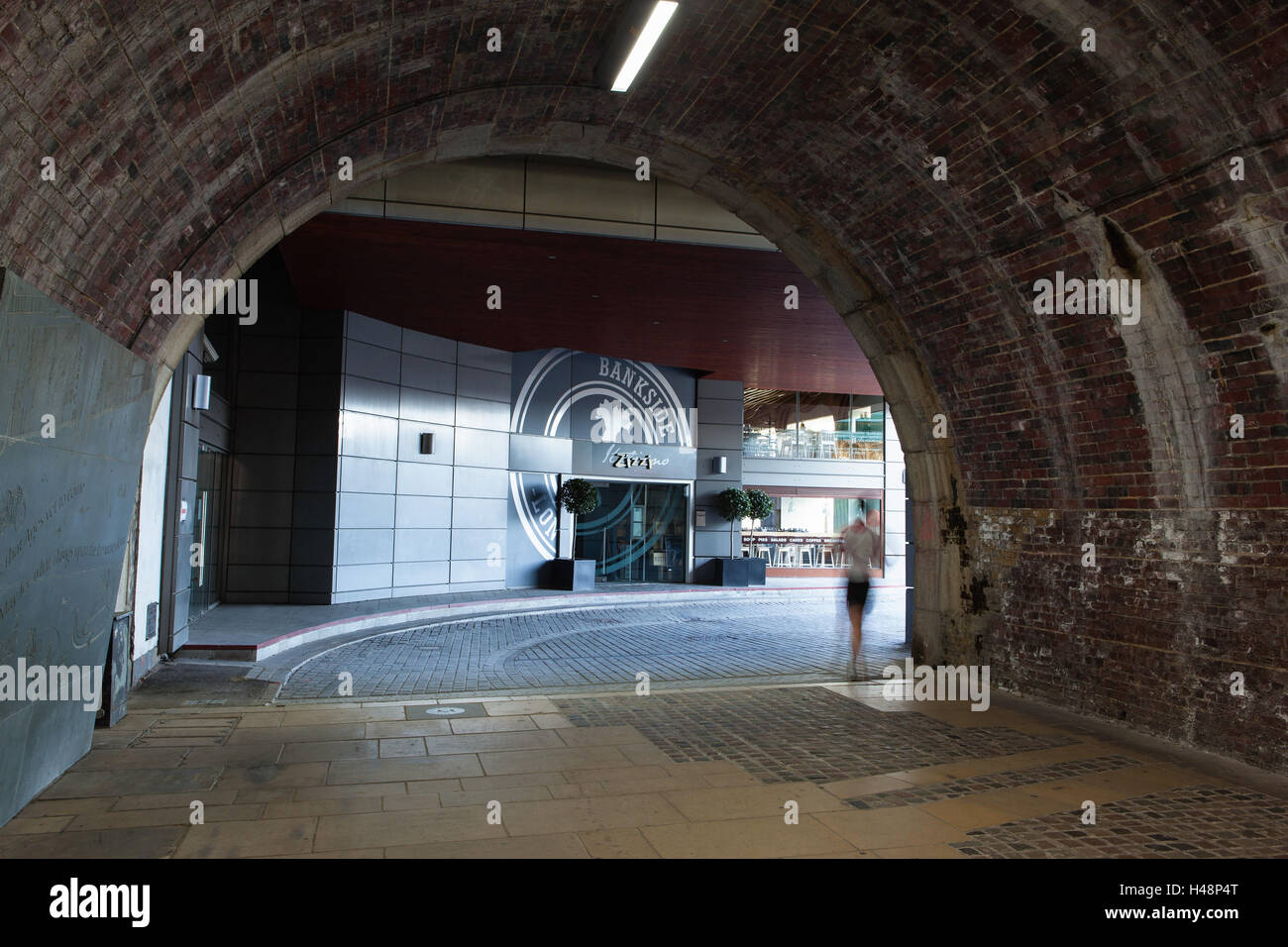 Großbritannien, London, Unterführung Southwark Bridge, Stockfoto