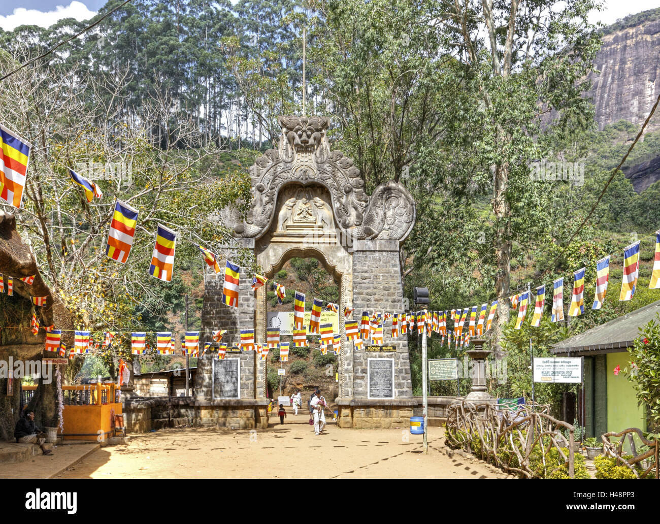 Sri Lanka, Ziel, Weg zum Adam's Peak, Stockfoto