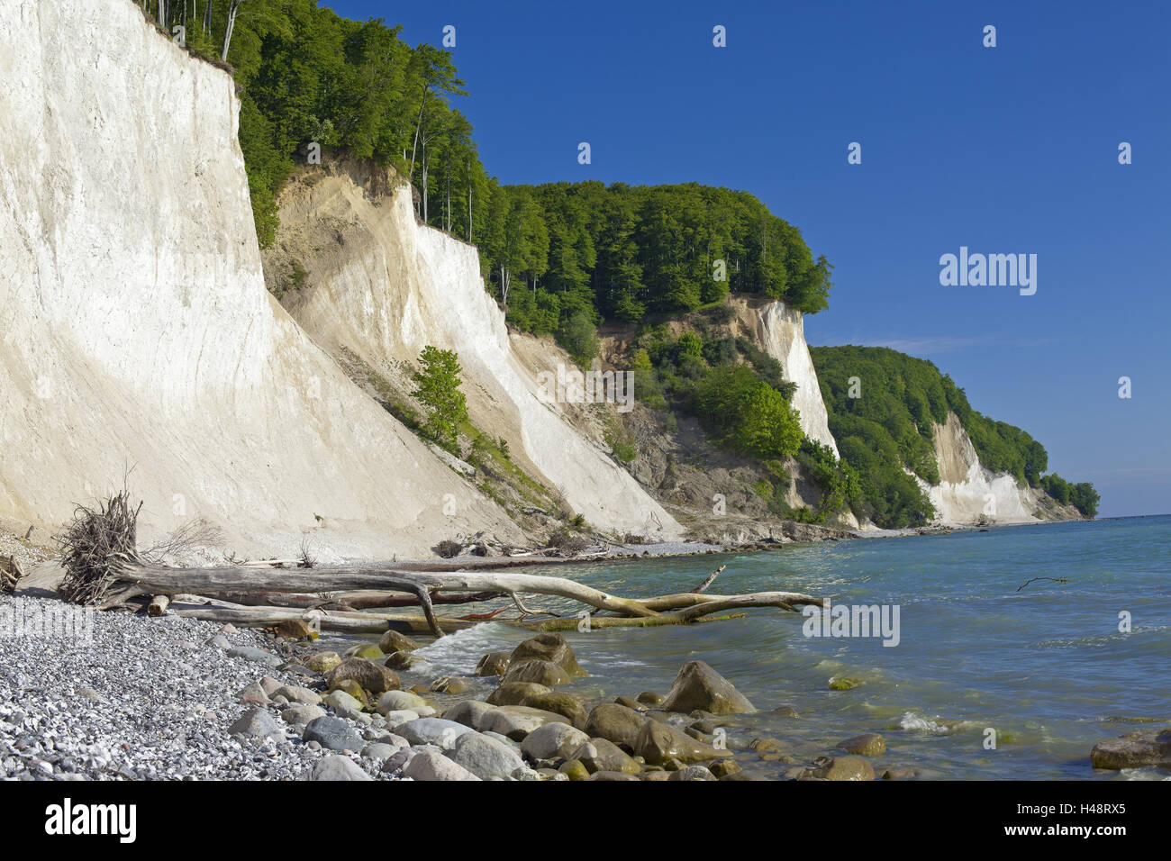 Deutschland, Ostsee, Vorpommern, Insel Rügen, Kreide-Felsen, Stockfoto