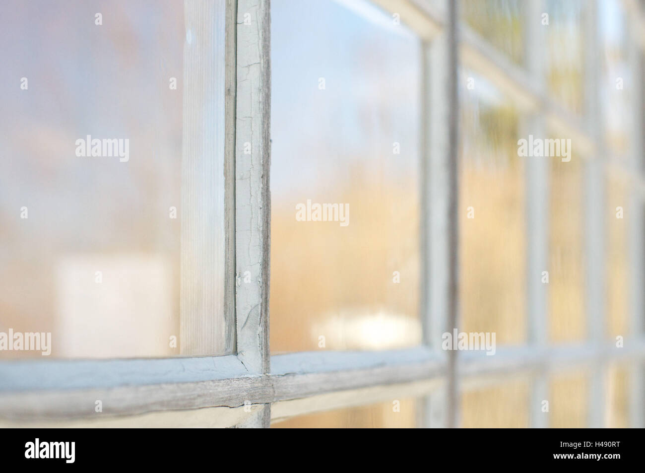 Oberlicht-Fenster, close-up, detail Stockfoto