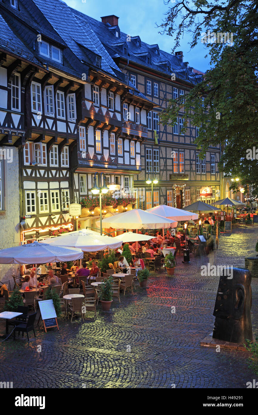 Deutschland, Niedersachsen, Harz, historischen Stadt Goslar, UNESCO-Welterbe, Stockfoto
