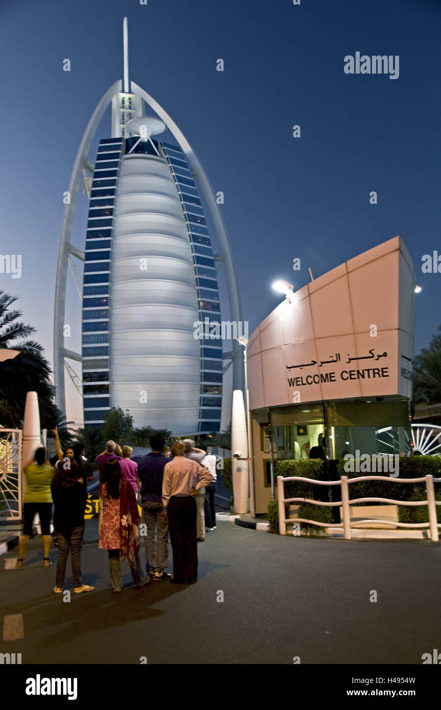VAE, Dubai, Hotel, Auffahrt, Stockfoto