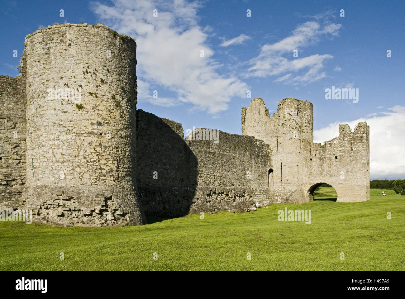 Irland, Leinster, Meath, Trim-Castle, Ruinen, Stockfoto