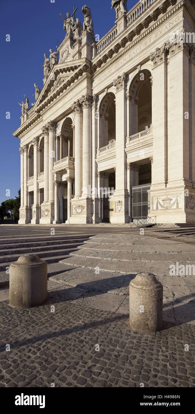 Basilica di San Giovanni in Laterano, Piazza di Porta San Giovanni, Rom, Latium, Italien Stockfoto