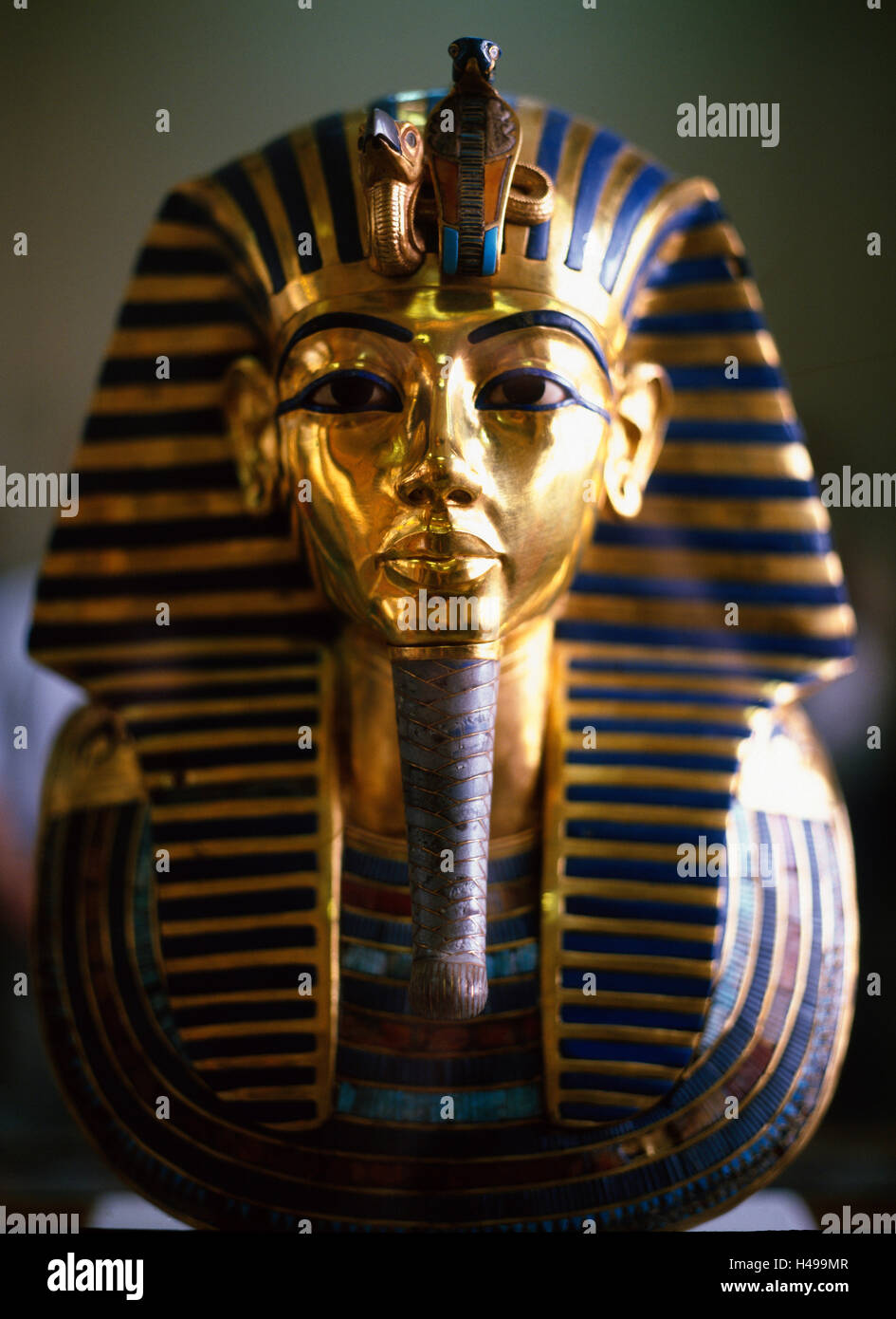 Totenmaske von Tutanchamun in Kairo Museum of Antiquities, Kairo, Ägypten Stockfoto