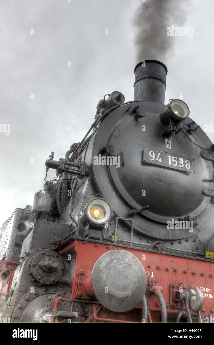 Dampflokomotive, Stockfoto