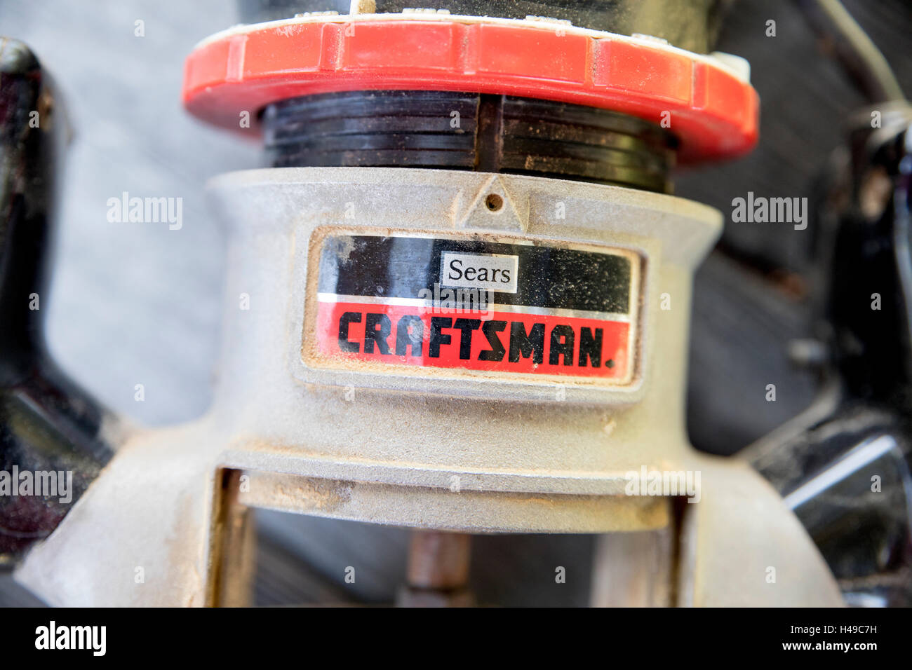 Ein Sears Craftsman Marke Router.  Sears Holdings versucht, Handwerker für 2 Milliarden US-Dollar zu verkaufen Stockfoto
