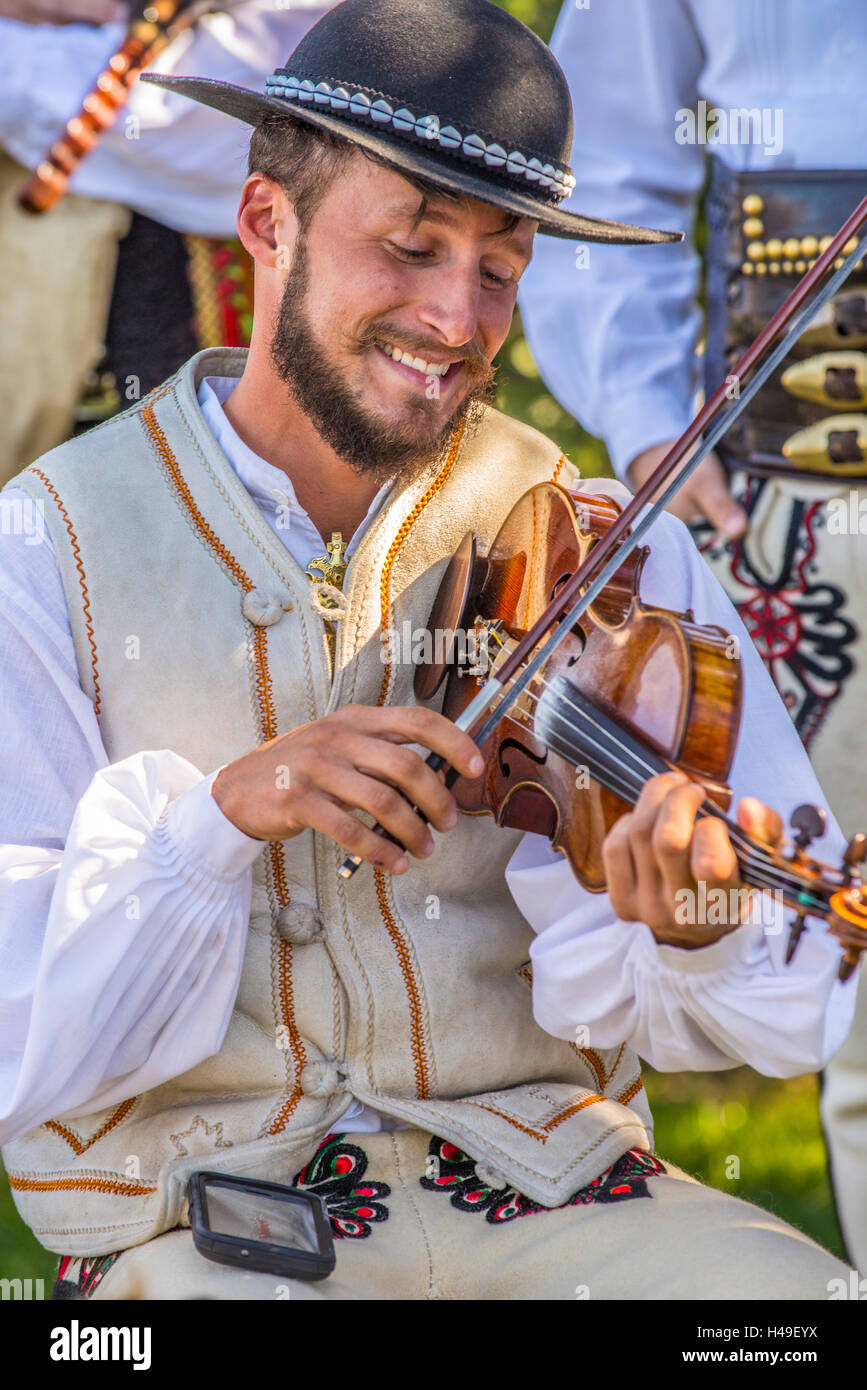 Hinterkante des Festivals Schafe, polnische Highlanders in Folklife Messe, Hailey und Sun Valley, Idaho, USA Stockfoto