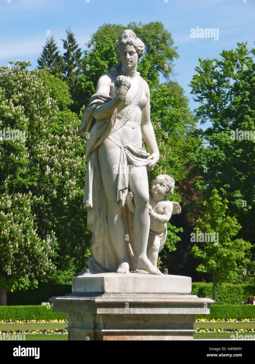 Deutschland Oberbayern München Schloss Nymphe Parken