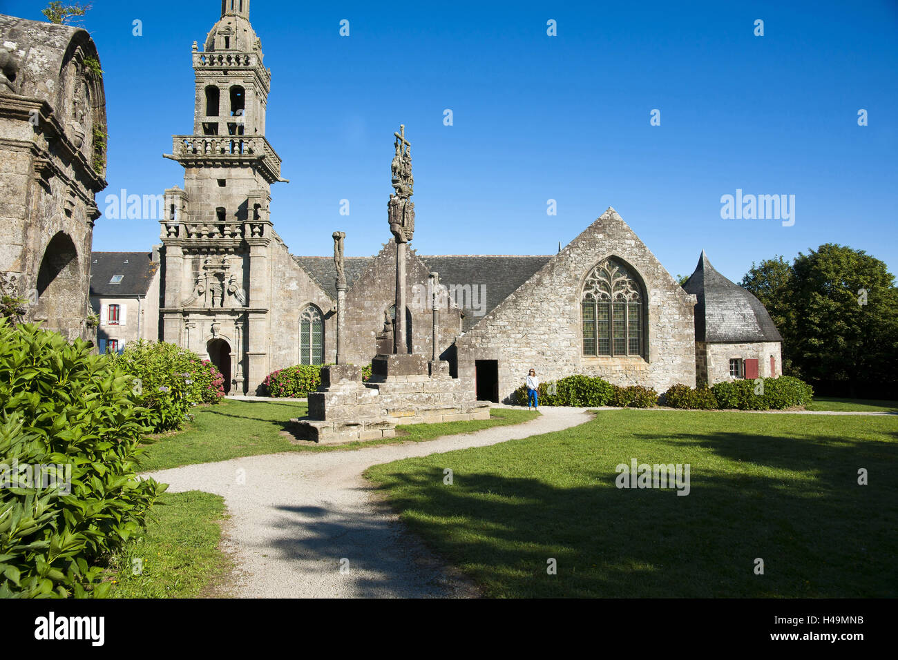 Band Sainte Marie du Menez-Hom, Bretagne, Frankreich, Stockfoto