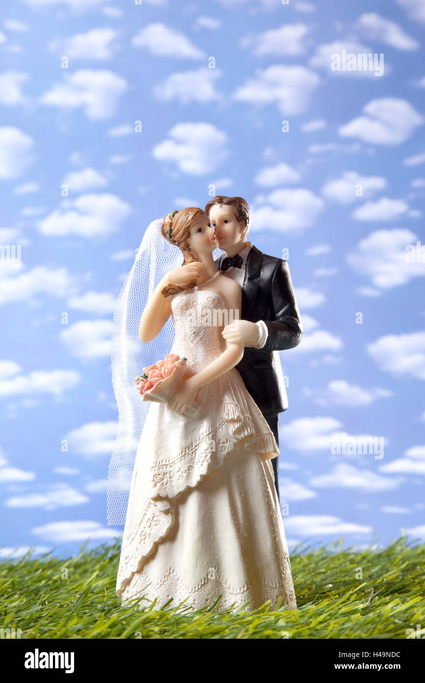 Symbolbild, Brautpaar, Liebe, Ehe, Stockfoto