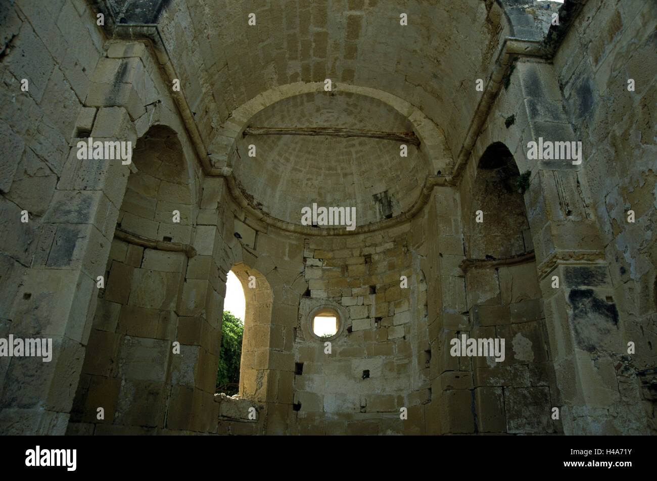 Griechenland, Kreta, Gortis, Basilika Agio Titos, innen, Stockfoto