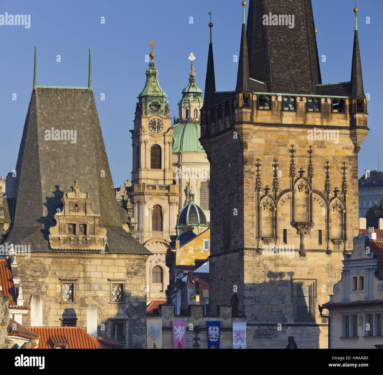 Tschechien, Prag, Karl Brücke, Stadt-Tor, Stockfoto