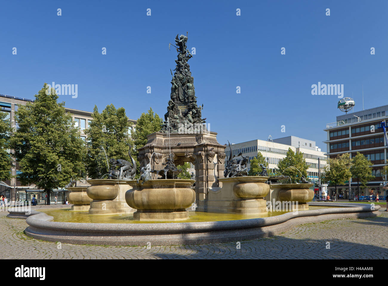 Deutschland, Rhein, Baden-Württemberg, Mannheim, Innenstadt, Paradeplatz, Stockfoto