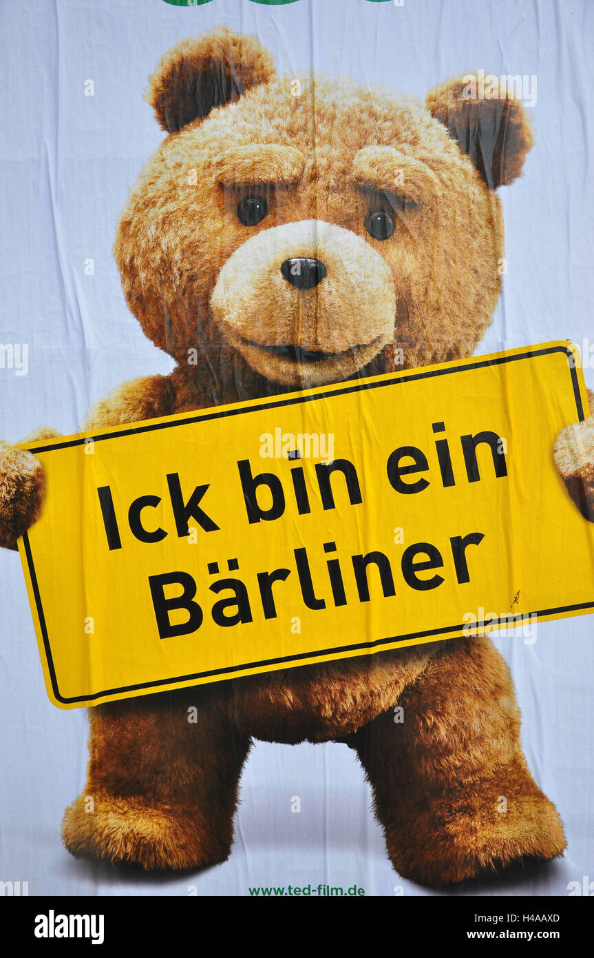 DDR WERBEFIGUR BERLINER Bär+Leporello Berlin 60er J. Maskottchen Ostberlin  Rar - EUR 22,00 | PicClick DE