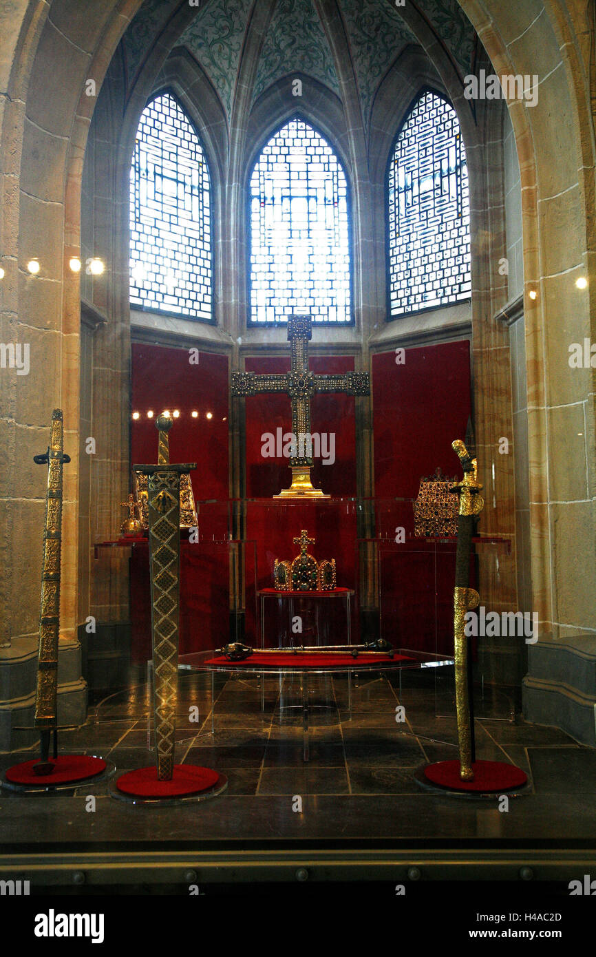 Deutschland, Nordrhein-Westfalen, Aachen, Rathaus, imperial Hall, Stockfoto