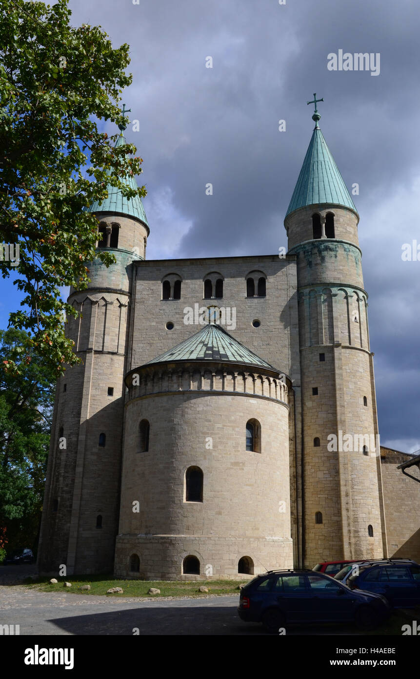 Deutschland, Sachsen-Anhalt, Ost Harz, Gernrode, Stiftskirche, Stockfoto