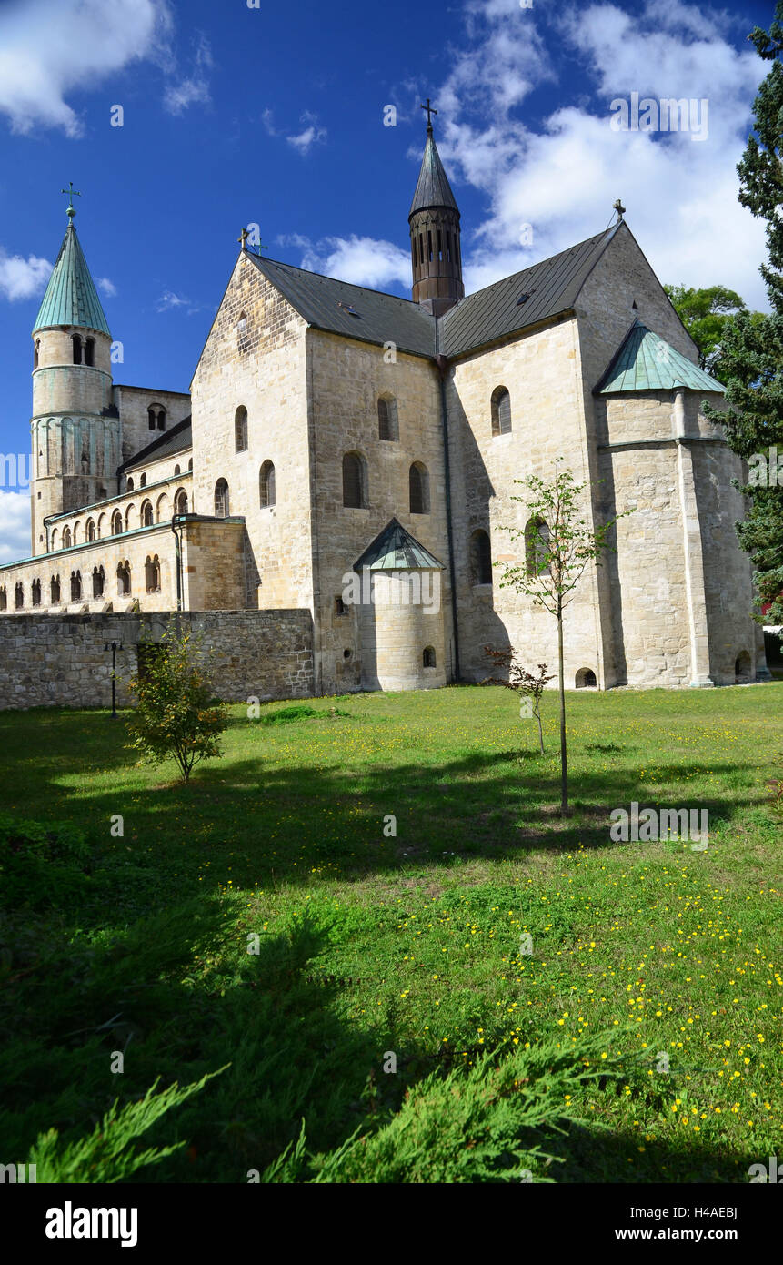 Deutschland, Sachsen-Anhalt, Ost Harz, Gernrode, Stiftskirche, Stockfoto