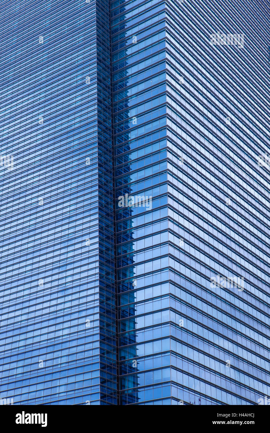 Singapur-Wolkenkratzer-Detail an der Marina Bay Stockfoto