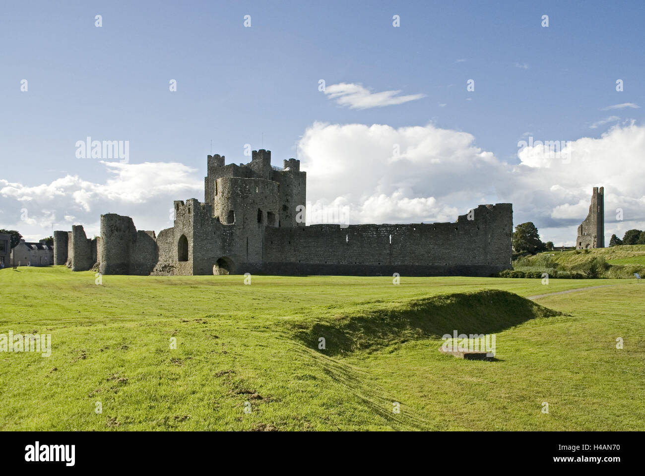 Irland, Leinster, Meath, Trim-Burg, Ruine, Turm "Gelber Turm", Stockfoto