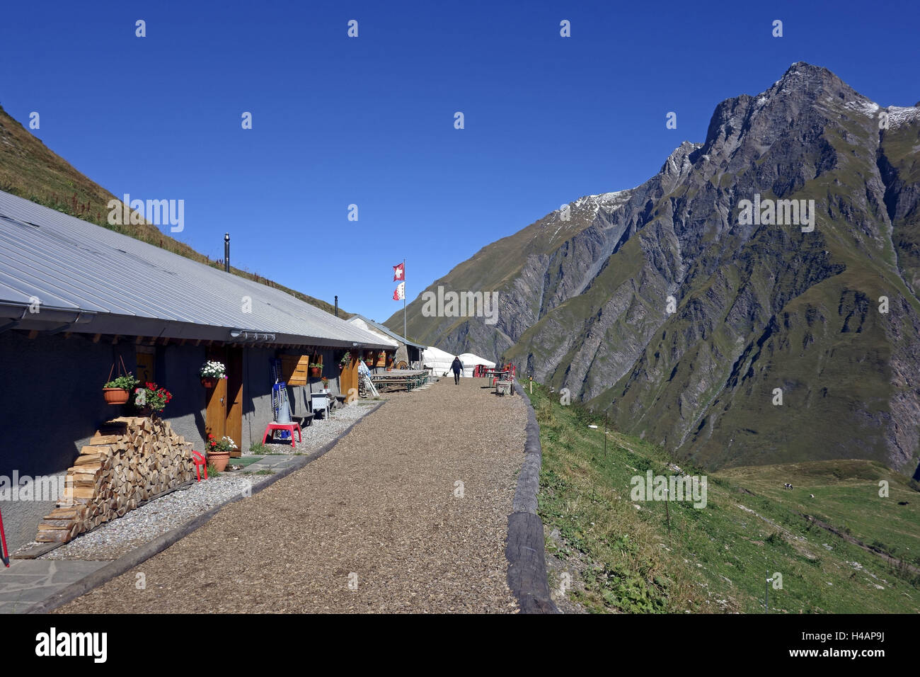 Schweiz, Val Ferret, Alp De La Peule, Stockfoto