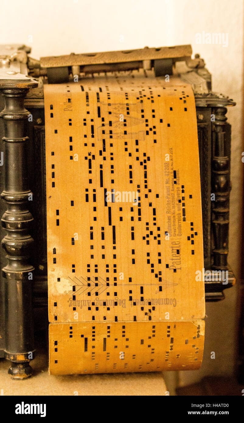 Siegfrieds mechanische Musical Instrument Museum, Rüdesheim, Rhein Schlucht, Deutschland, Europa Stockfoto