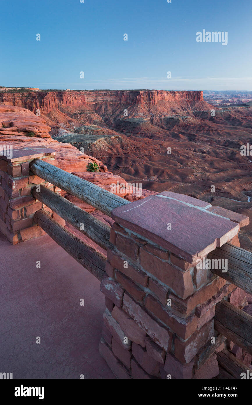 Grand View Point, Island In The Sky, Canyonlands National Park, Utah, USA Stockfoto