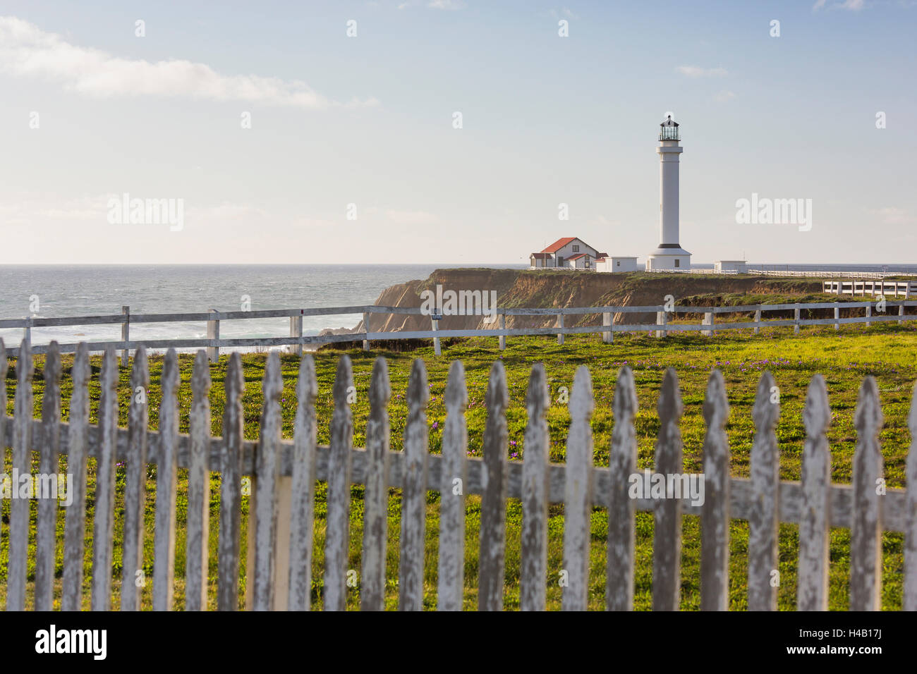 Lighthouse Point Arena und Museum, Arena Rock Marine natürliche Konserve, Kalifornien, USA Stockfoto