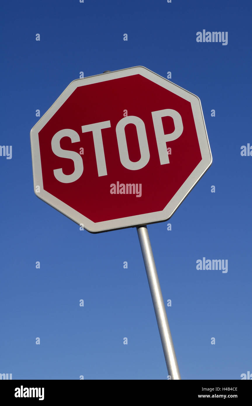 Stop-Schild Stockfoto