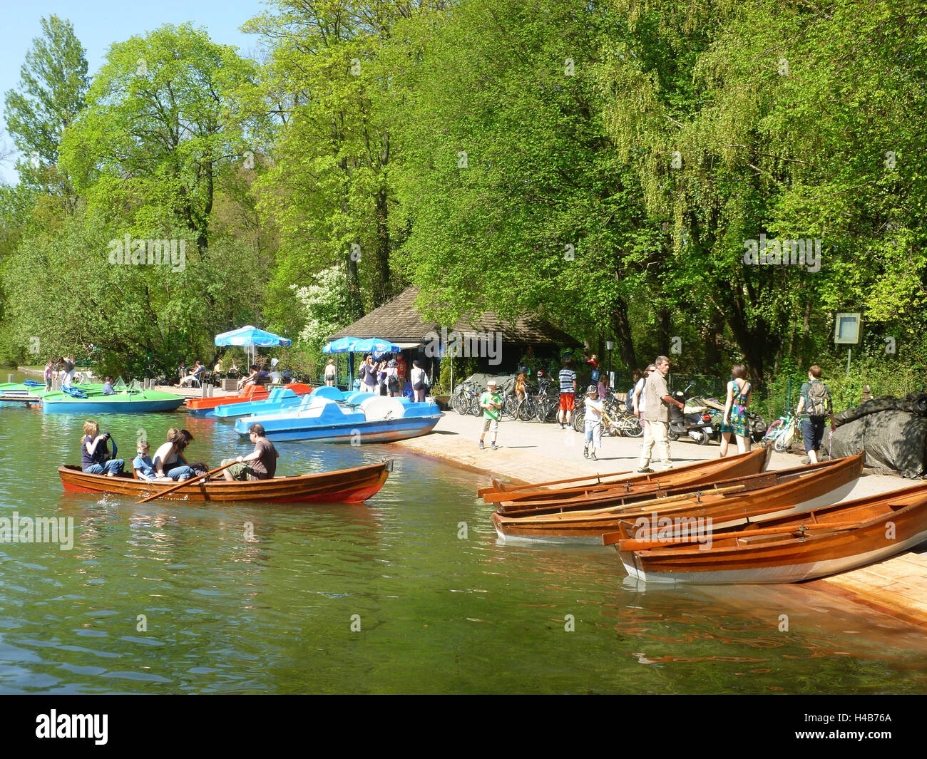 Kleinhesseloher Lake Stockfotos und bilder Kaufen Alamy