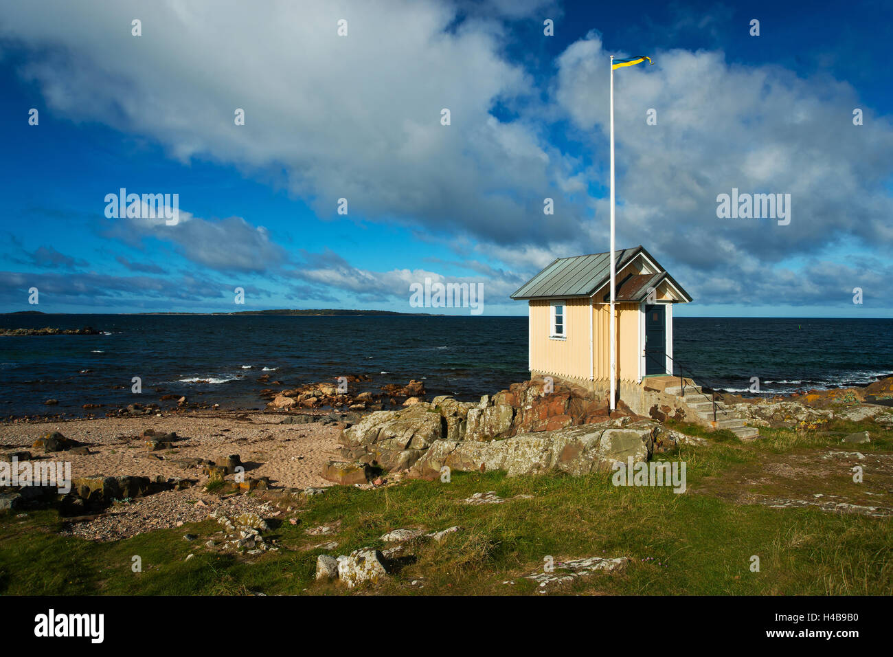 Lotsenstation in Torekov, Süden von Schweden Stockfoto