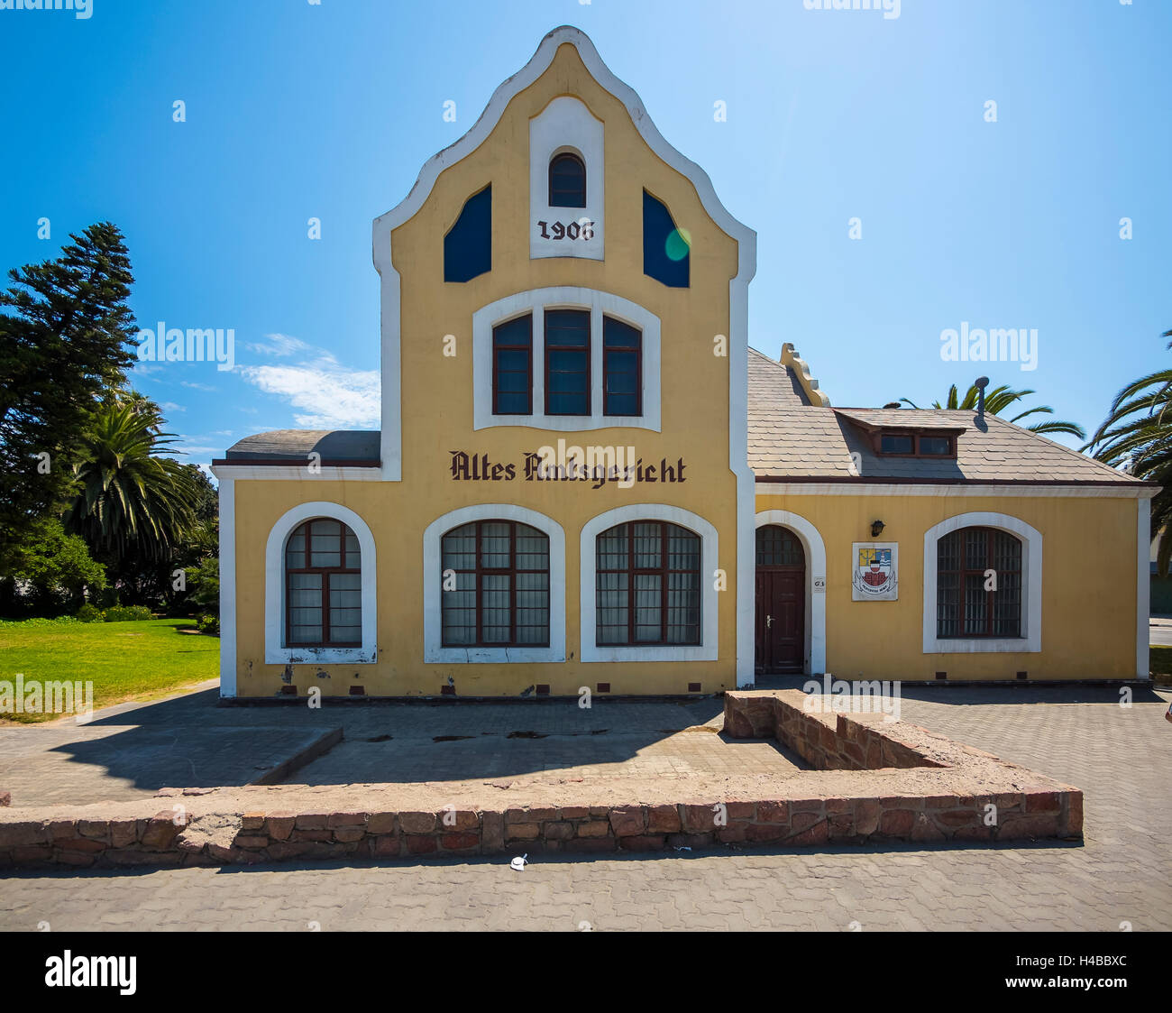 Altes Amtsgericht, Architektur aus der deutschen Kolonialzeit, Swakopmund, Erongo Provinz, Namibia Stockfoto